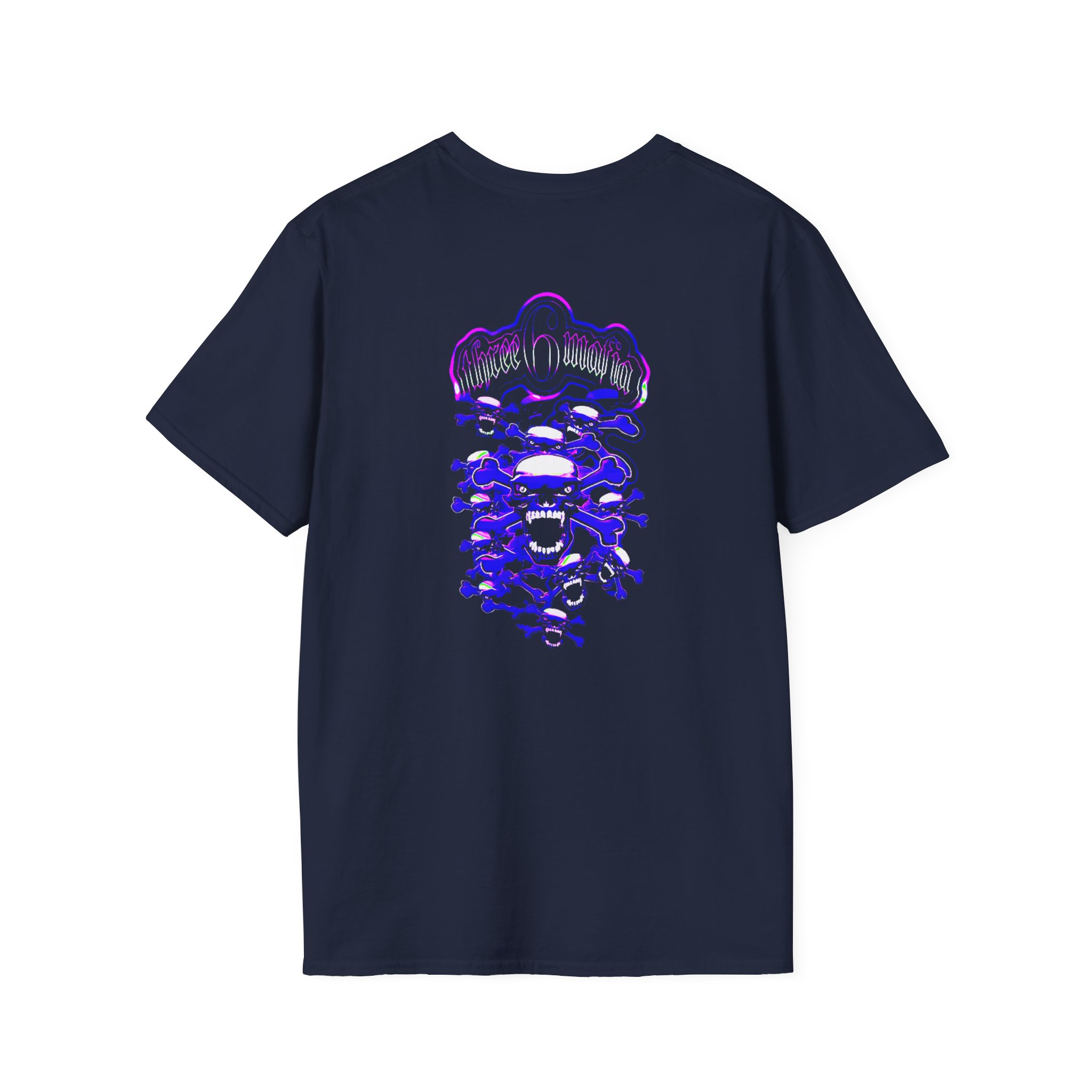 Three 6 Mafia Hard Hittaz Unisex Softstyle T-Shirt
