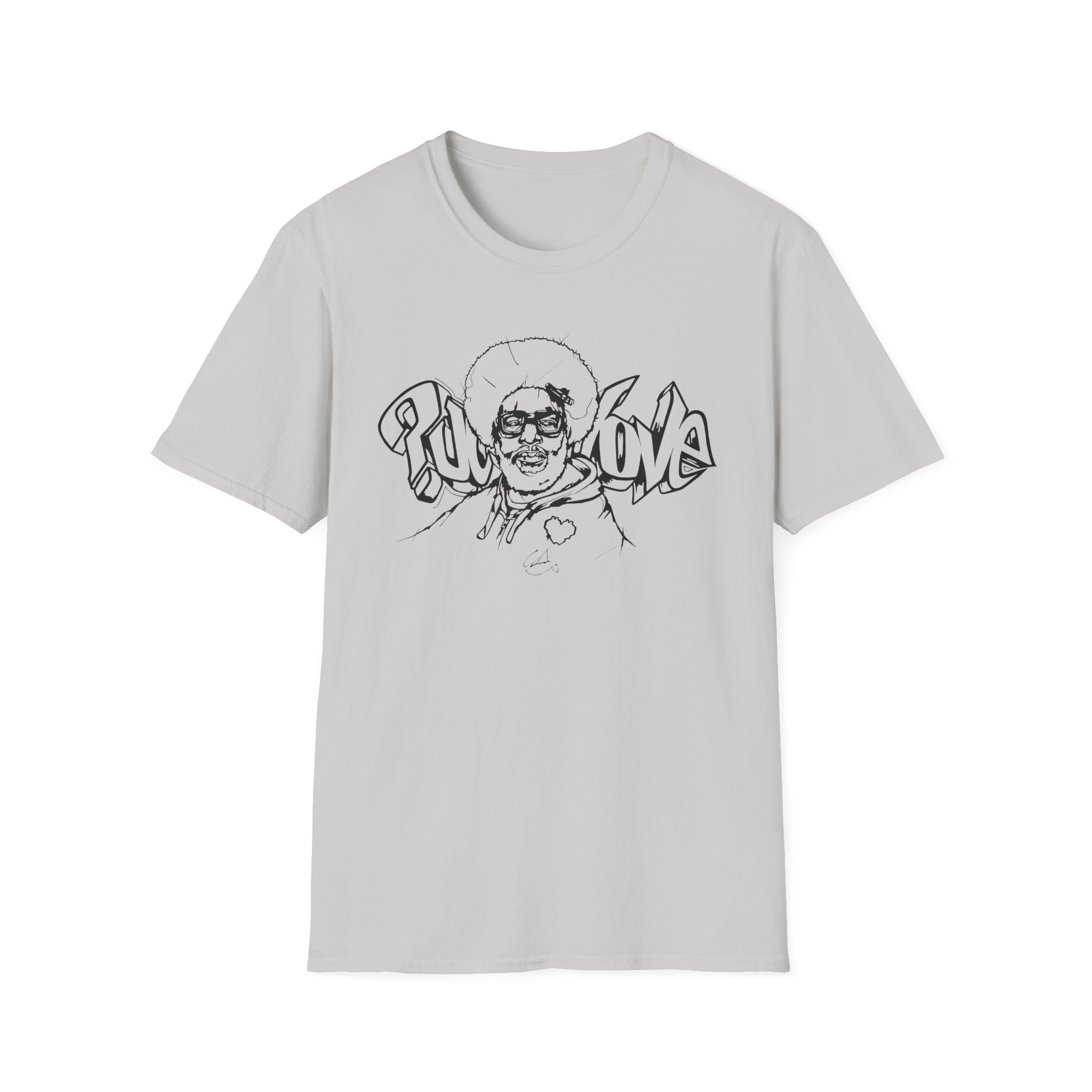 The Roots Questlove Sketch Unisex Softstyle T-Shirt