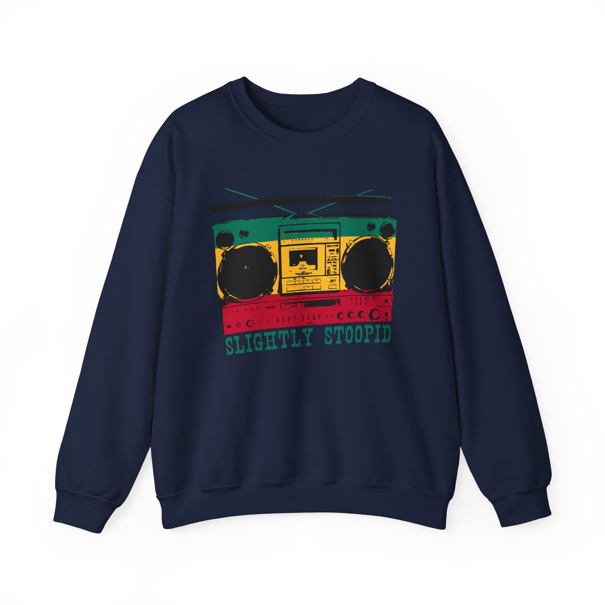 Slightly Stoopid Ghetto Blaster Raglan Unisex Heavy Blendâ„¢ Crewneck Sweatshirt
