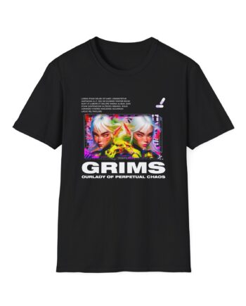 Grimes Our Lady of Perpetual Chaos Unisex Softstyle T-shirt