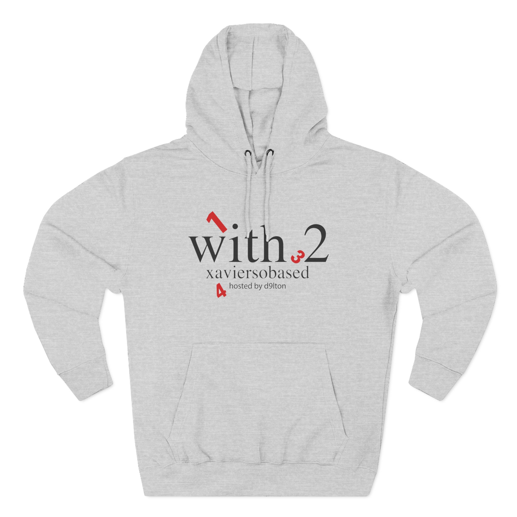 Nettspend Xaviersobased With 2 Album Three-Panel Fleece Hoodie