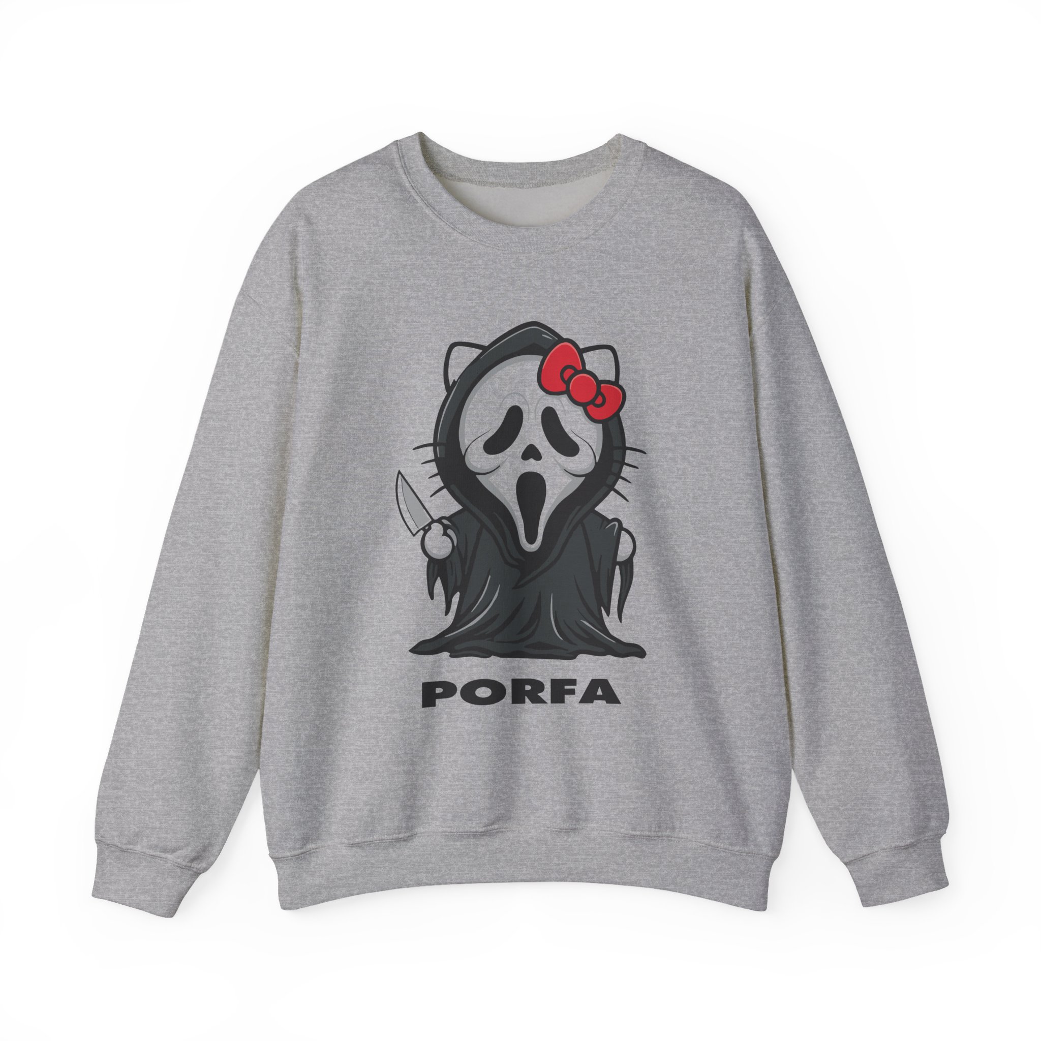 Porfa Scream Halloween Unisex Heavy Blendâ„¢ Crewneck Sweatshirt