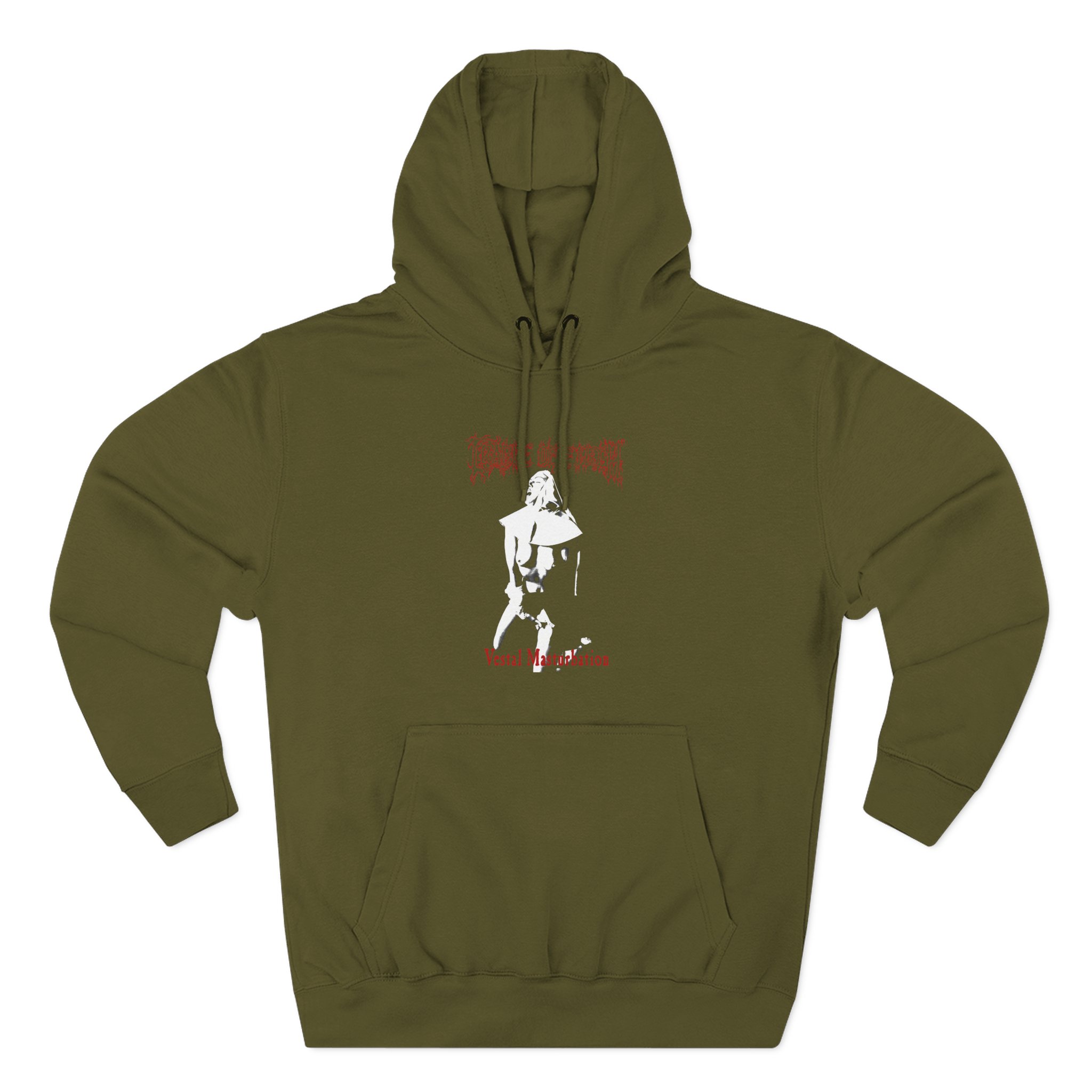 Cradle of Filth Vestal Masturbation Three-Panel Fleece Hoodie
