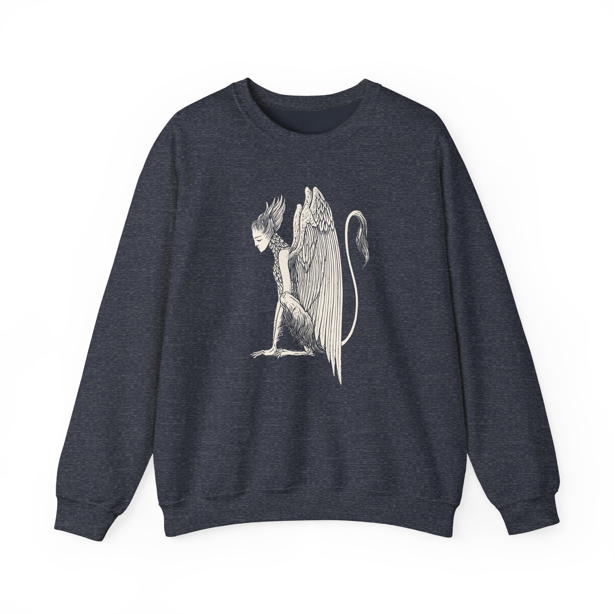 Alcest Spiritual Instinct Back Logo Unisex Heavy Blendâ„¢ Crewneck Sweatshirt