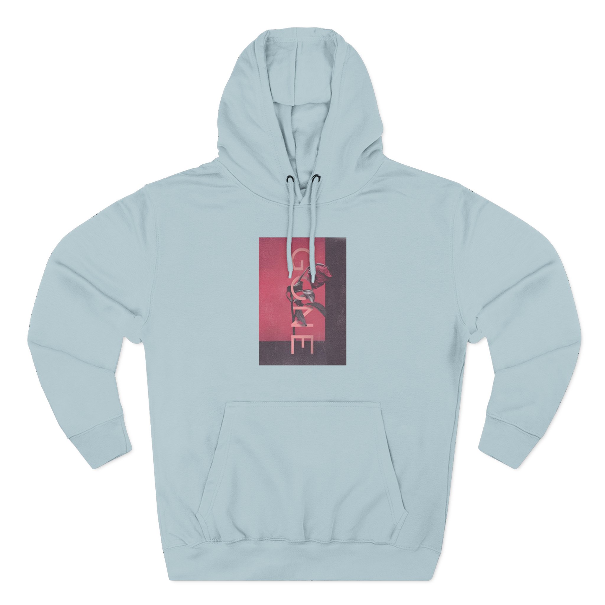 B Rose Three-Panel Fleece Hoodie