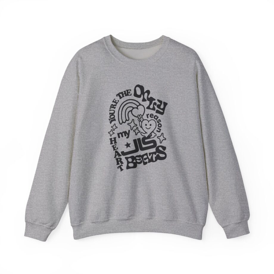 JLS Heart Beats Unisex Heavy Blend™ Crewneck Sweatshirt