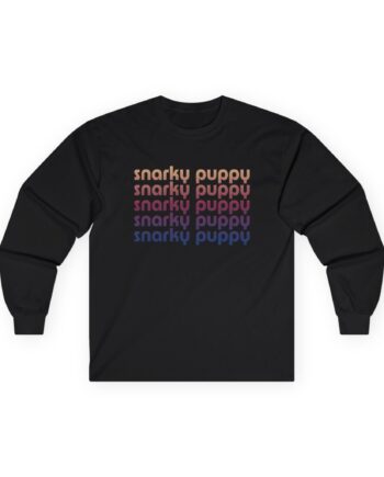 Snarky Puppy Repeating Logo Unisex Ultra Cotton Long Sleeve Tee