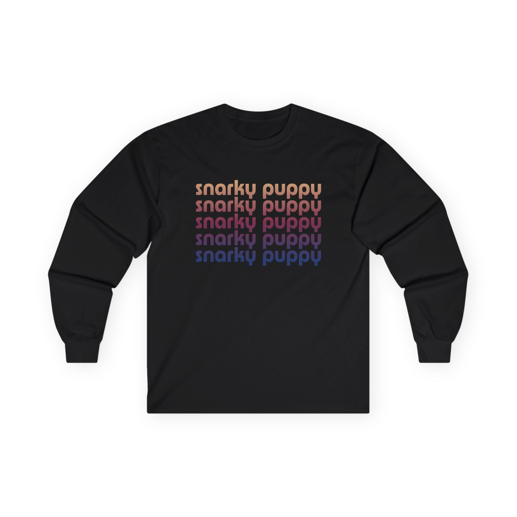 Snarky Puppy Repeating Logo Unisex Ultra Cotton Long Sleeve Tee