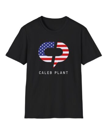 Caleb Plant Red, White and Blue Unisex Softstyle T-Shirt