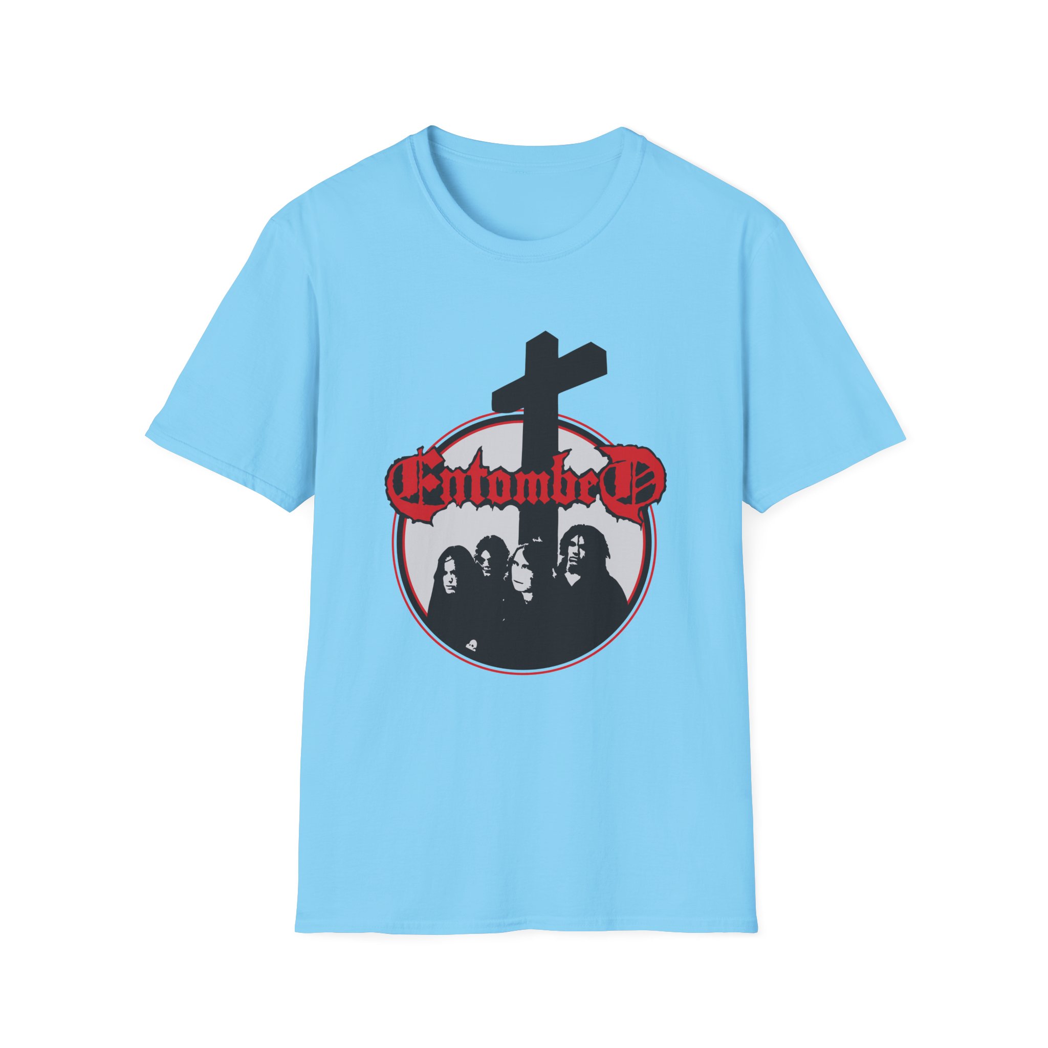 Entombed 3/4 Baseball Left Hand Unisex Softstyle T-Shirt