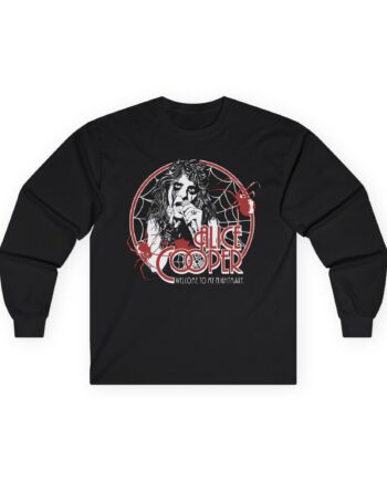 Alice Cooper Welcome to My Nightmare 50th Anniversary Spider Swarm Unisex Ultra Cotton Long Sleeve Tee