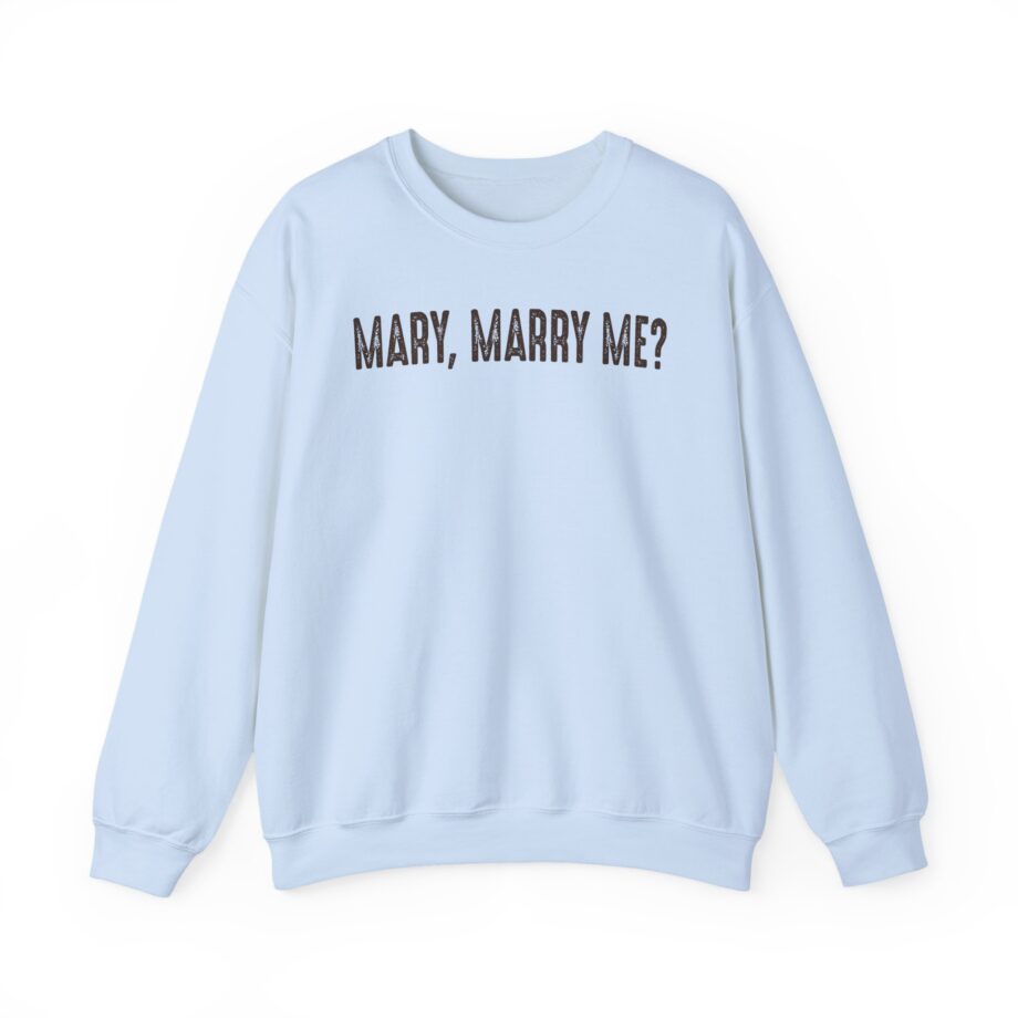 Royel Otis Mary Marry Me Faded Powder Unisex Heavy Blend™ Crewneck Sweatshirt