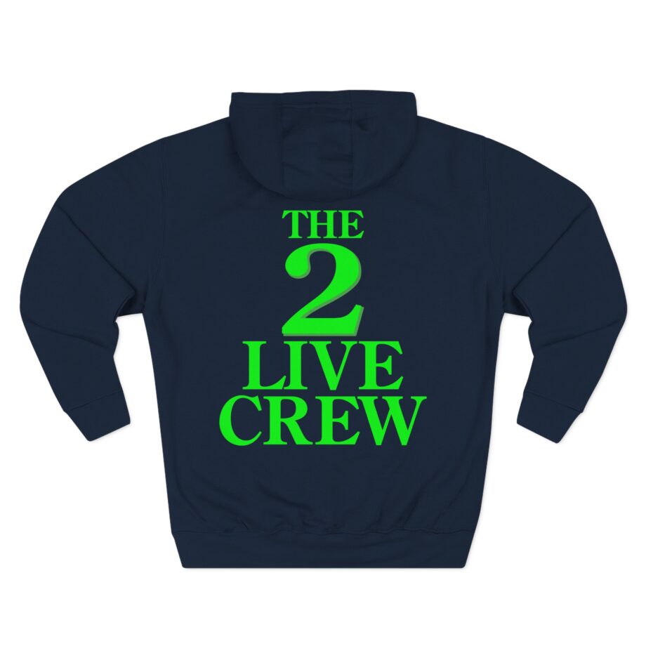 2 Live Crew Vintage 1980s the Skywalker Records Three-Panel Fleece Hoodie