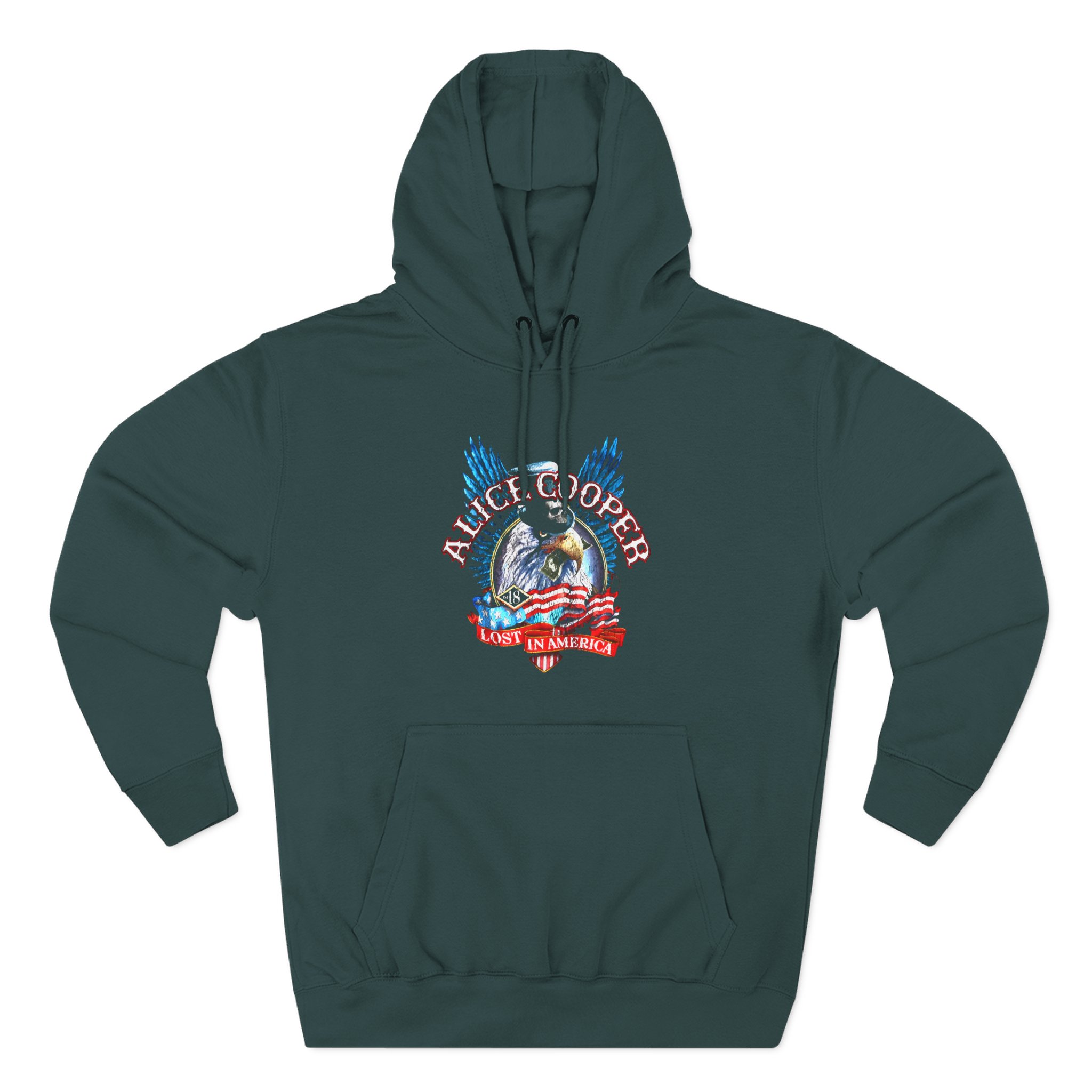 Alice Cooper Lost in America Three-Panel Fleece Hoodie