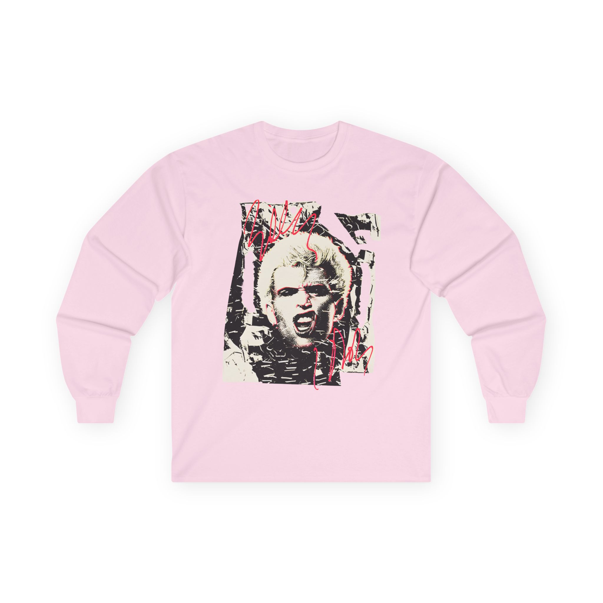 Billy Idol Shattered Photo Unisex Ultra Cotton Long Sleeve Tee