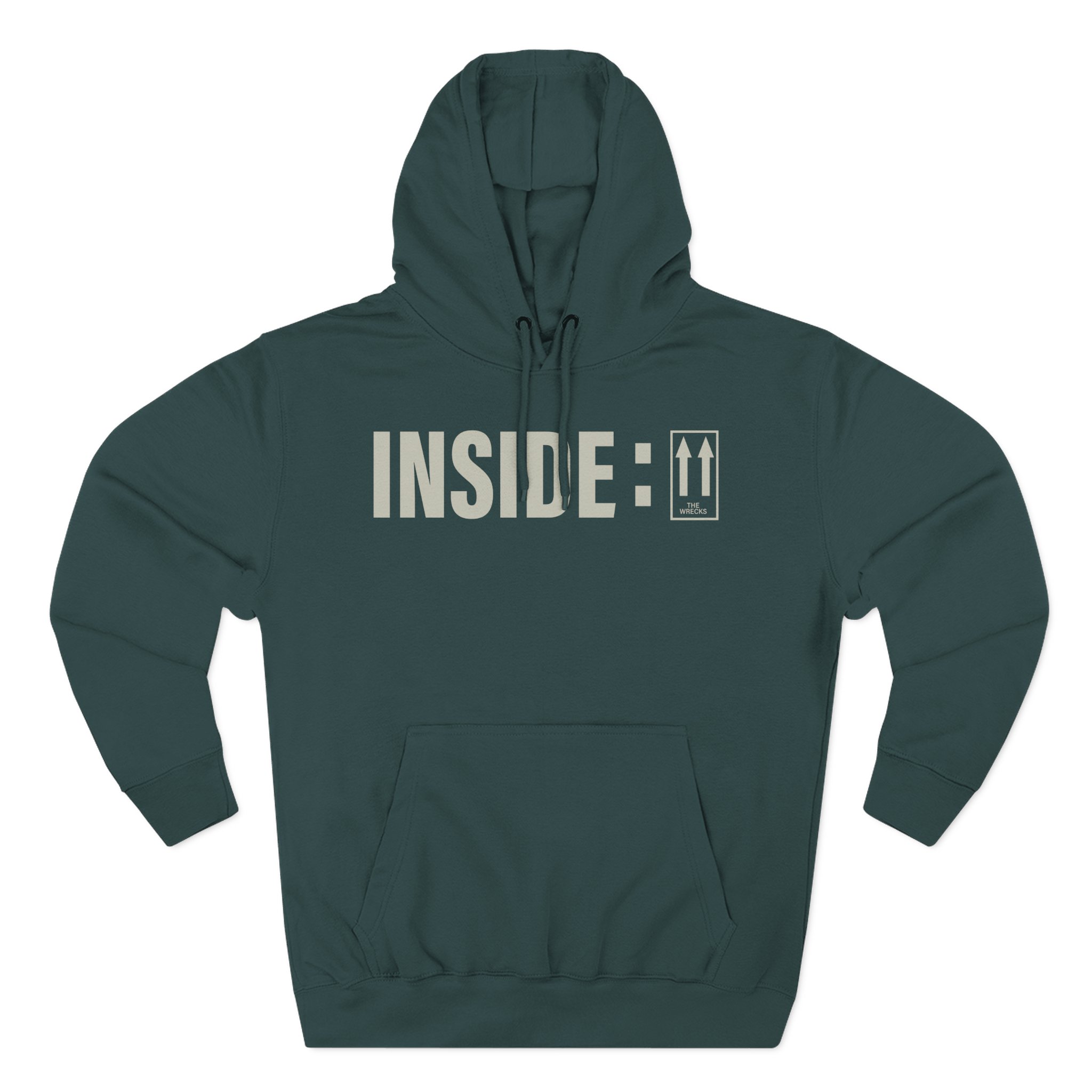 The Wrecks INSIDE Three-Panel Fleece Hoodie
