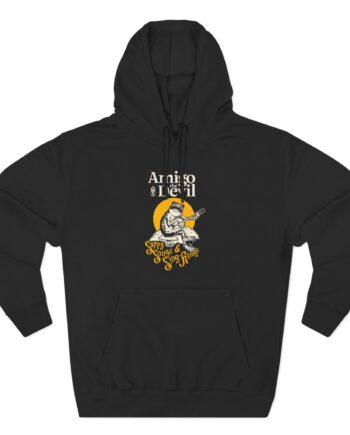 Amigo the Devil Sappy Songs Three-Panel Fleece Hoodie