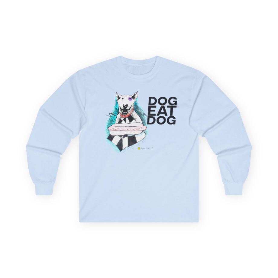 Dog Eat Dog Hotdog Unisex Ultra Cotton Long Sleeve Tee