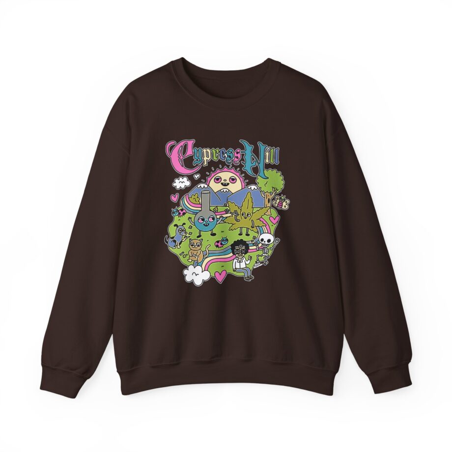 Cypress Hill Happy Time by Sean Solomon Unisex Heavy Blend™ Crewneck Sweatshirt