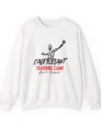 Caleb Plant Training Camp W/ Image Unisex Heavy Blend™ Crewneck Sweatshirt