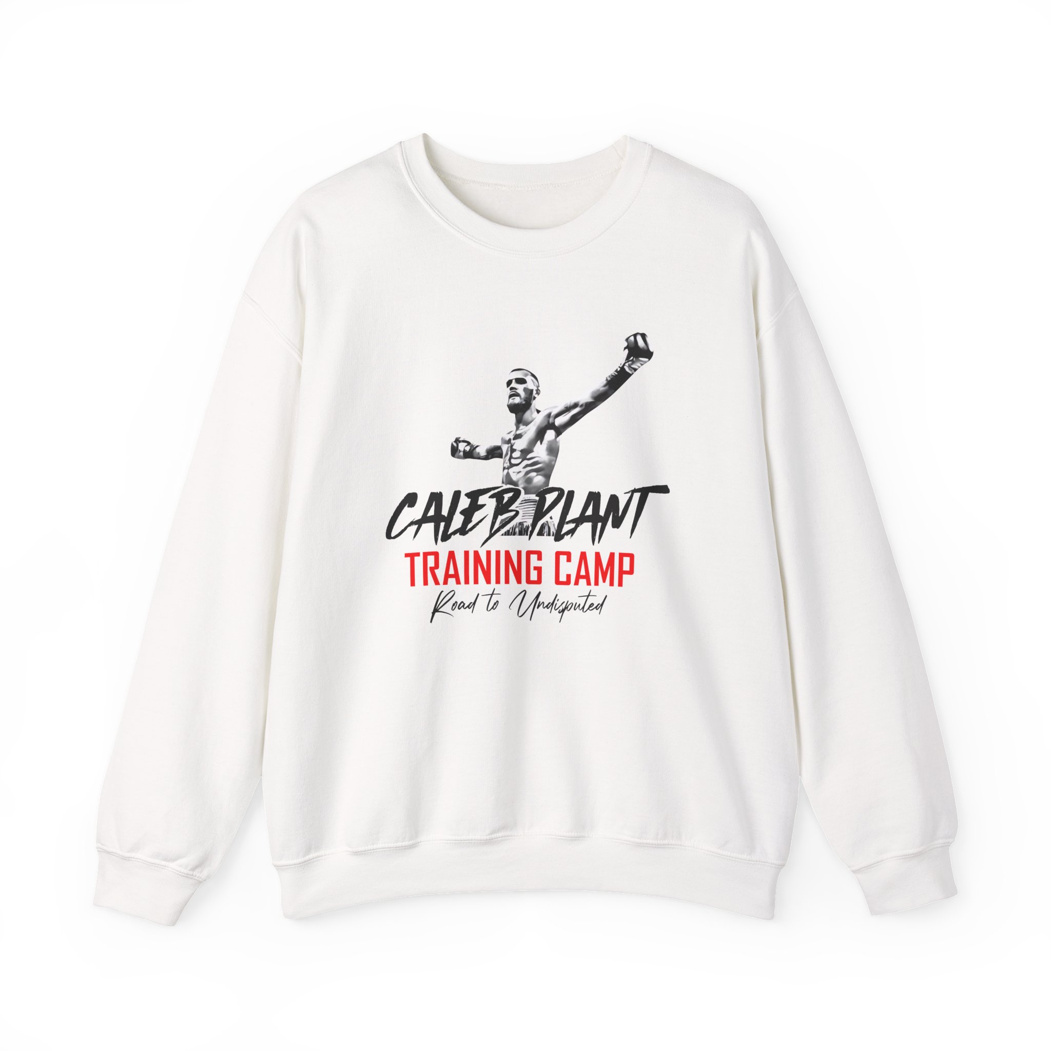 Caleb Plant Training Camp W/ Image Unisex Heavy Blendâ„¢ Crewneck Sweatshirt
