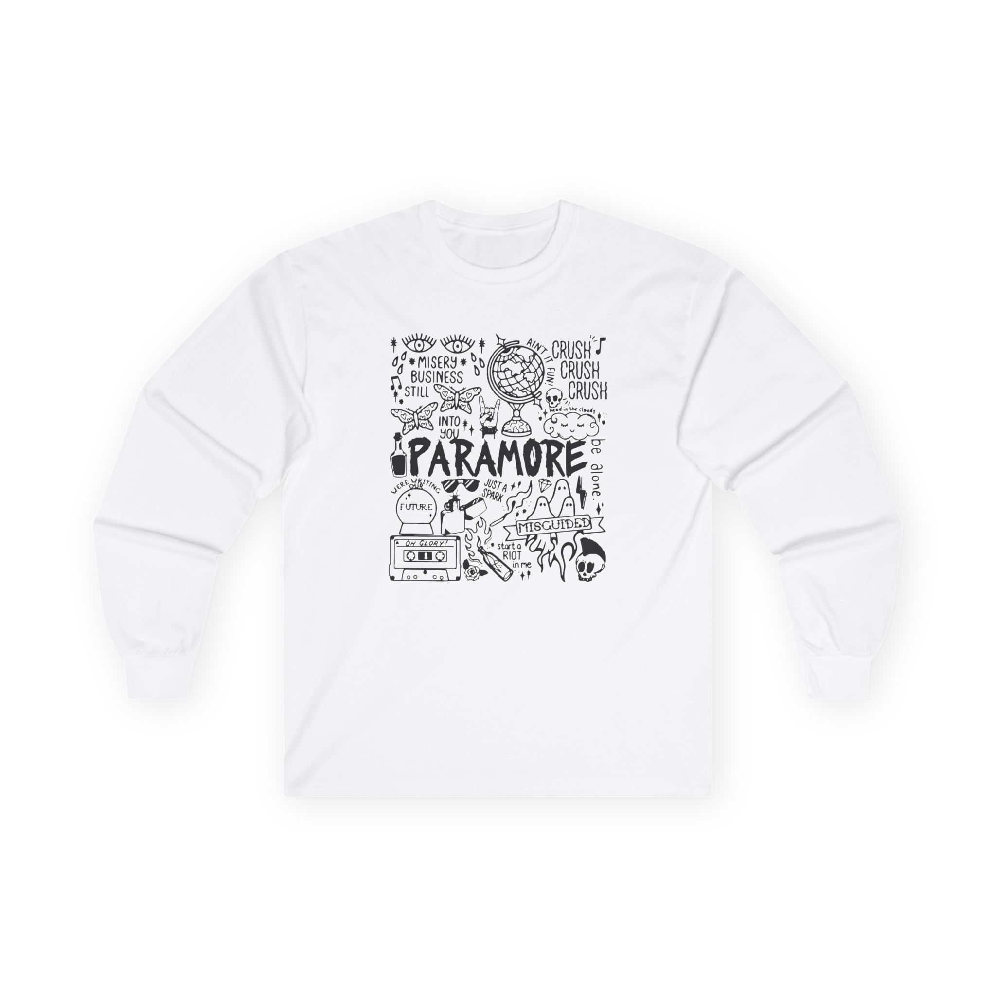 Hayley Willians Camiseta Paramore Emo Rock Unisex Ultra Cotton Long Sleeve Tee