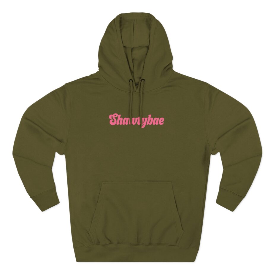 Shawty Bae Three-Panel Fleece Hoodie