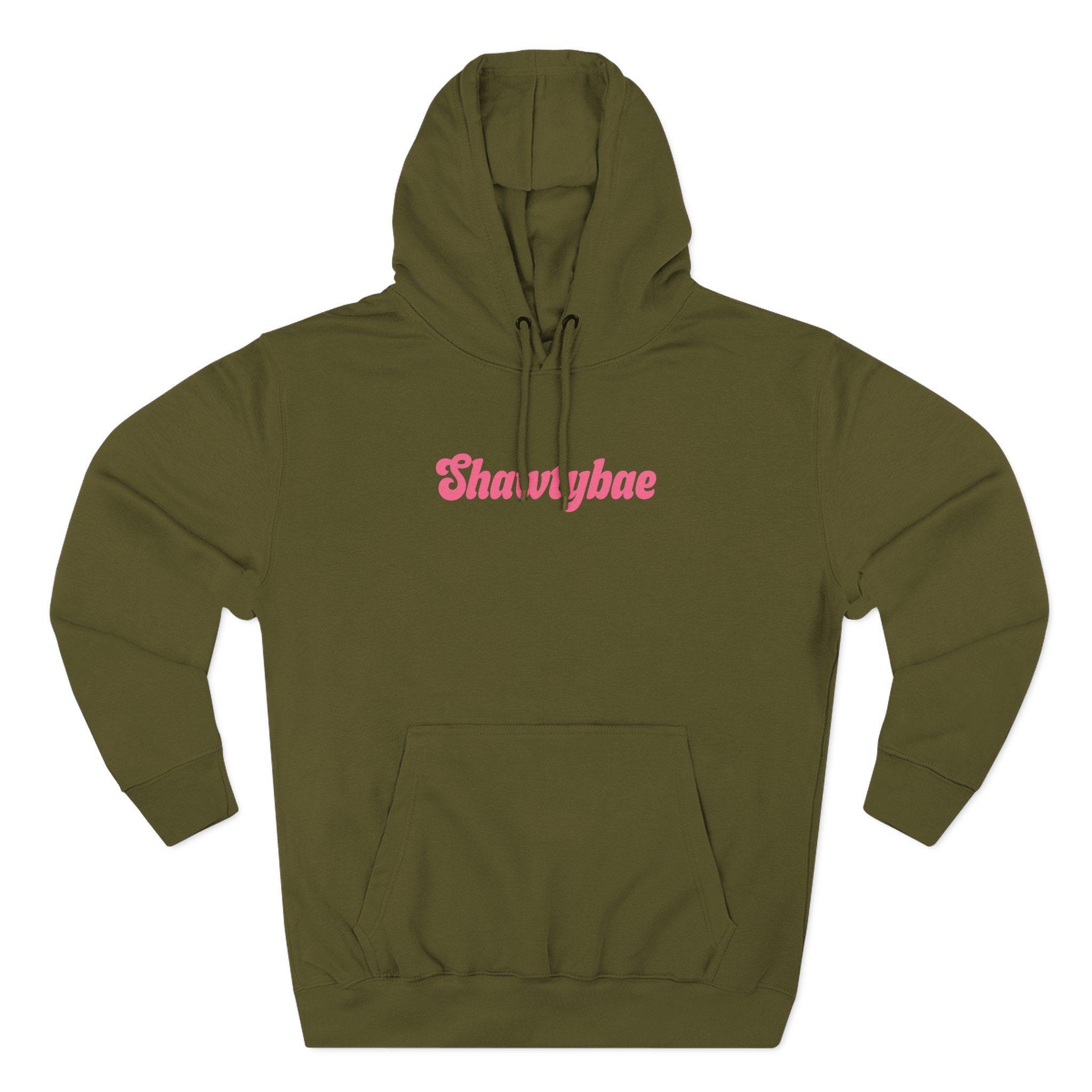 Shawty Bae Three-Panel Fleece Hoodie