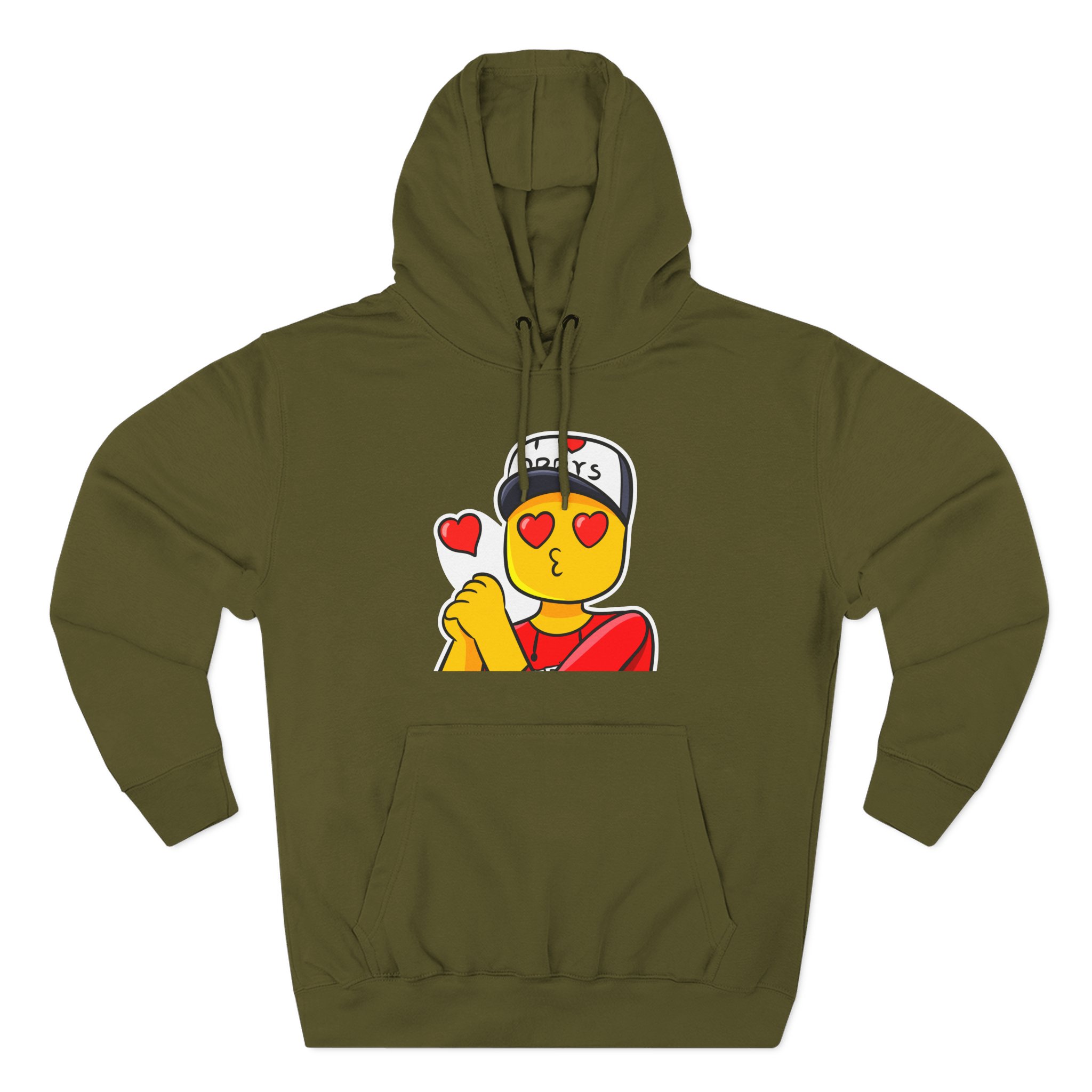 Roblox in Love Three-Panel Fleece Hoodie