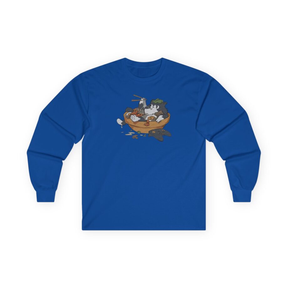 Lirik Ramen Cat Unisex Ultra Cotton Long Sleeve Tee