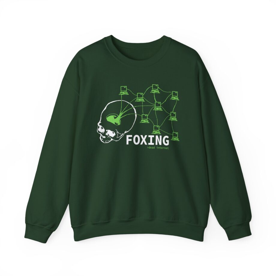 Foxing Dead Internet Unisex Heavy Blend™ Crewneck Sweatshirt