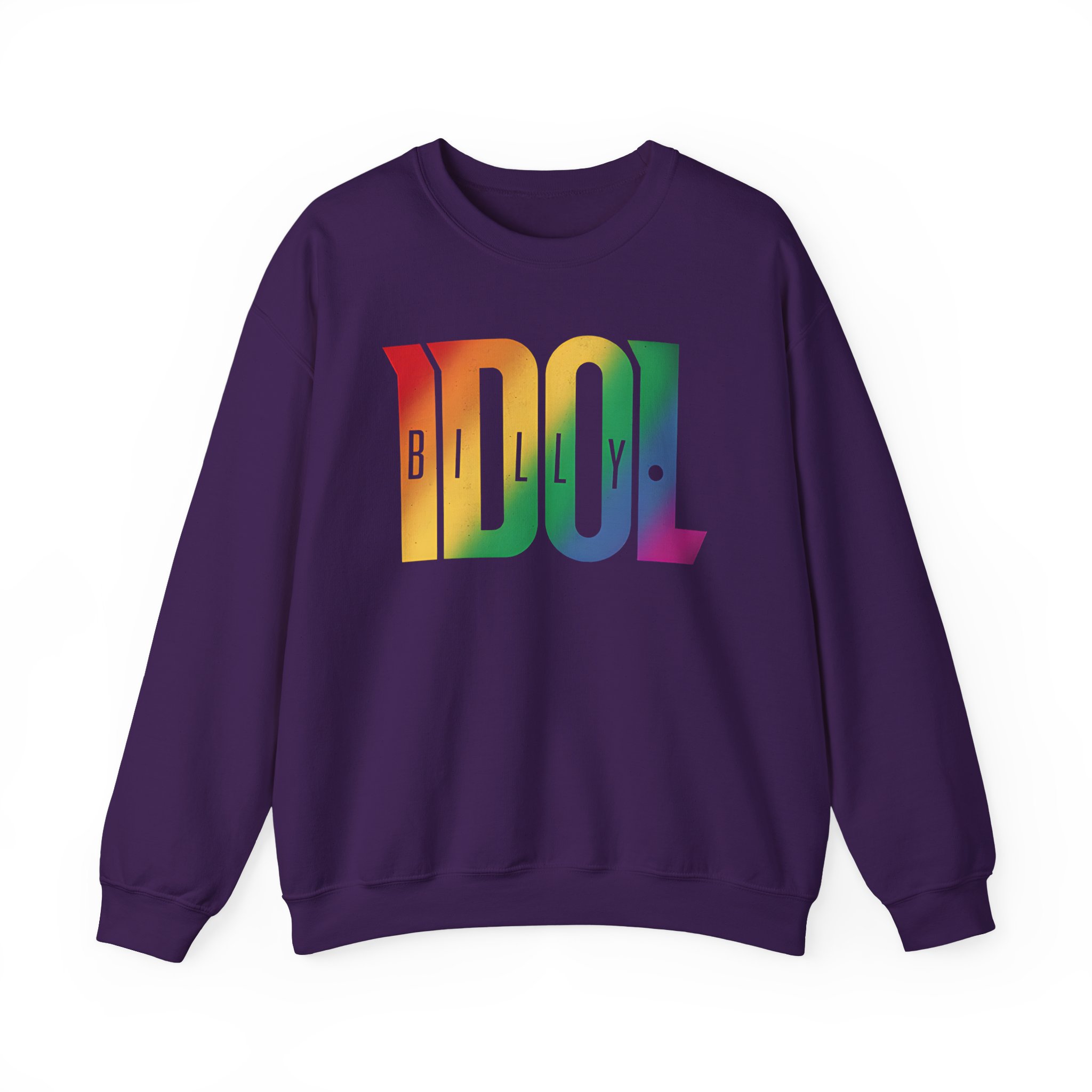 Billy Idol Black Rainbow Logo Unisex Heavy Blendâ„¢ Crewneck Sweatshirt