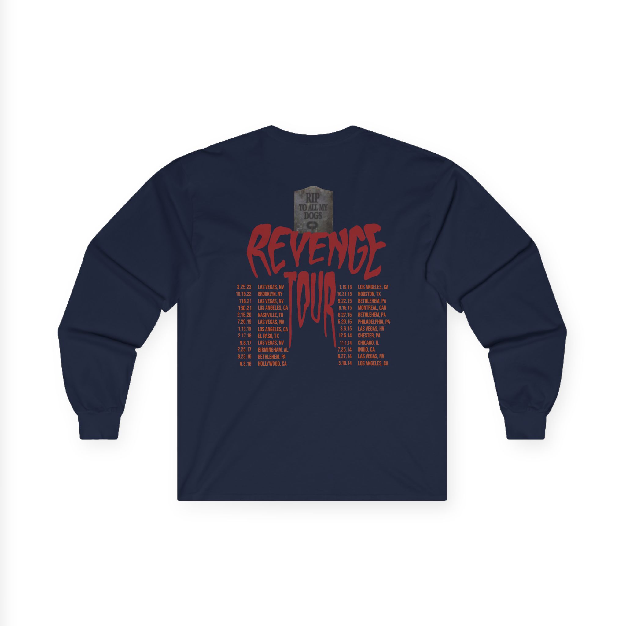 Caleb Plant 10 Year Anniversary Revenge Tour Unisex Ultra Cotton Long Sleeve Tee