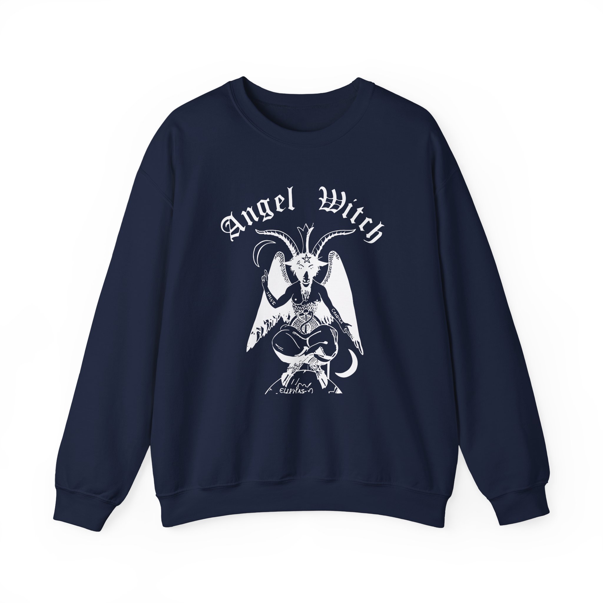Angel Witch Baphomet Unisex Heavy Blendâ„¢ Crewneck Sweatshirt