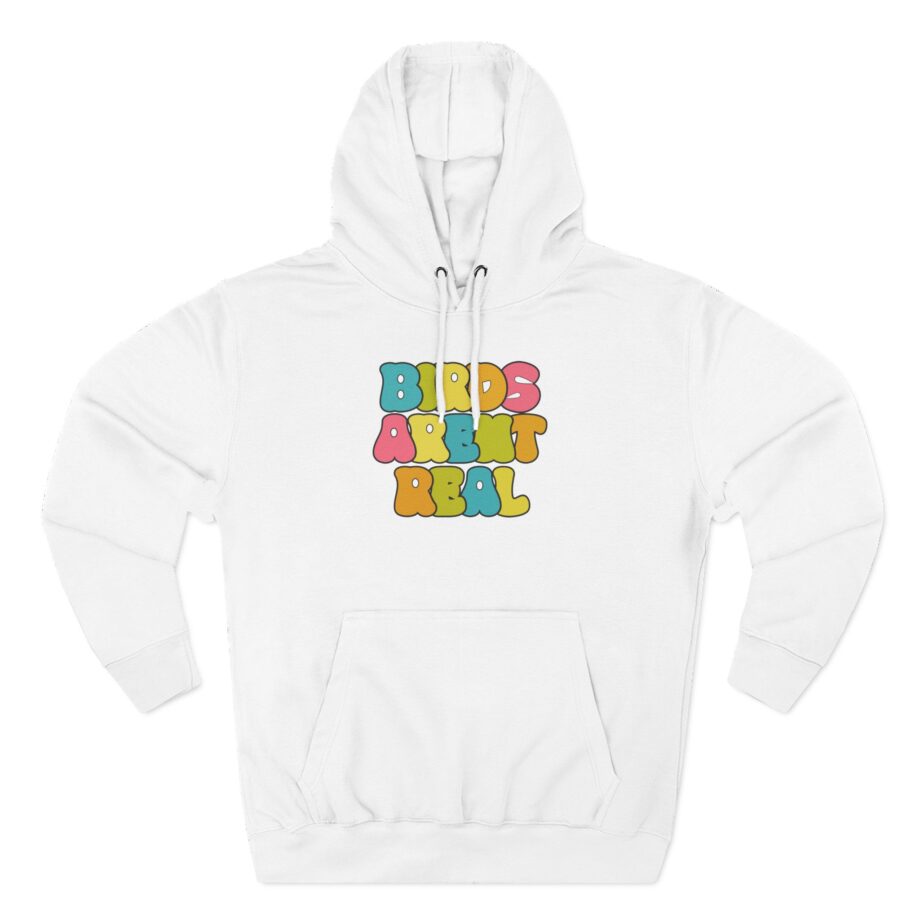Birds Arent Real Three-Panel Fleece Hoodie