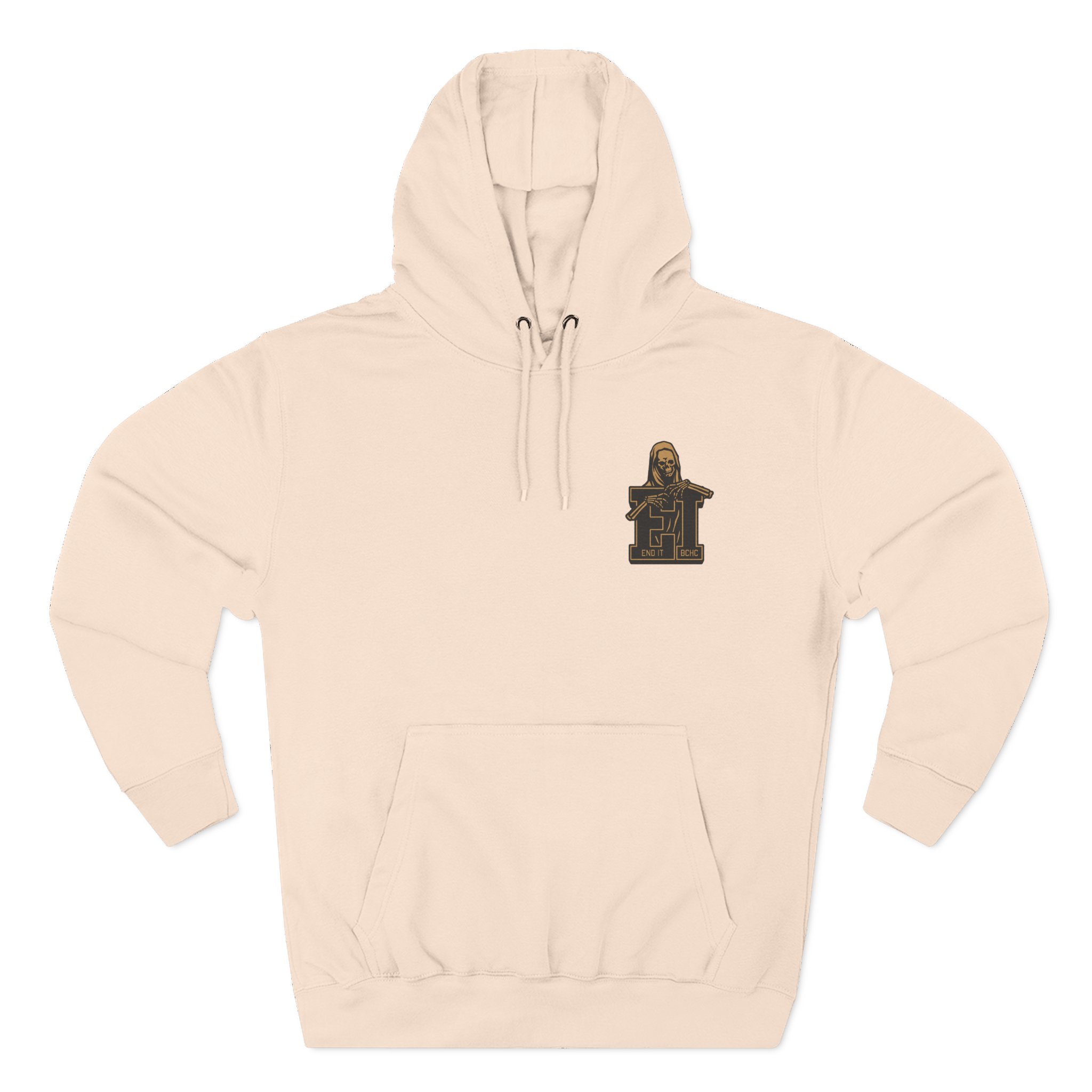 End It Bchc Reaper Emblem Three-Panel Fleece Hoodie