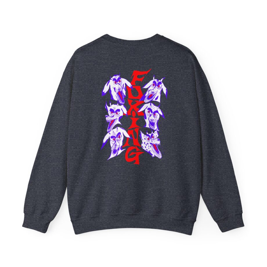 Foxing Devil Dogs Unisex Heavy Blend™ Crewneck Sweatshirt
