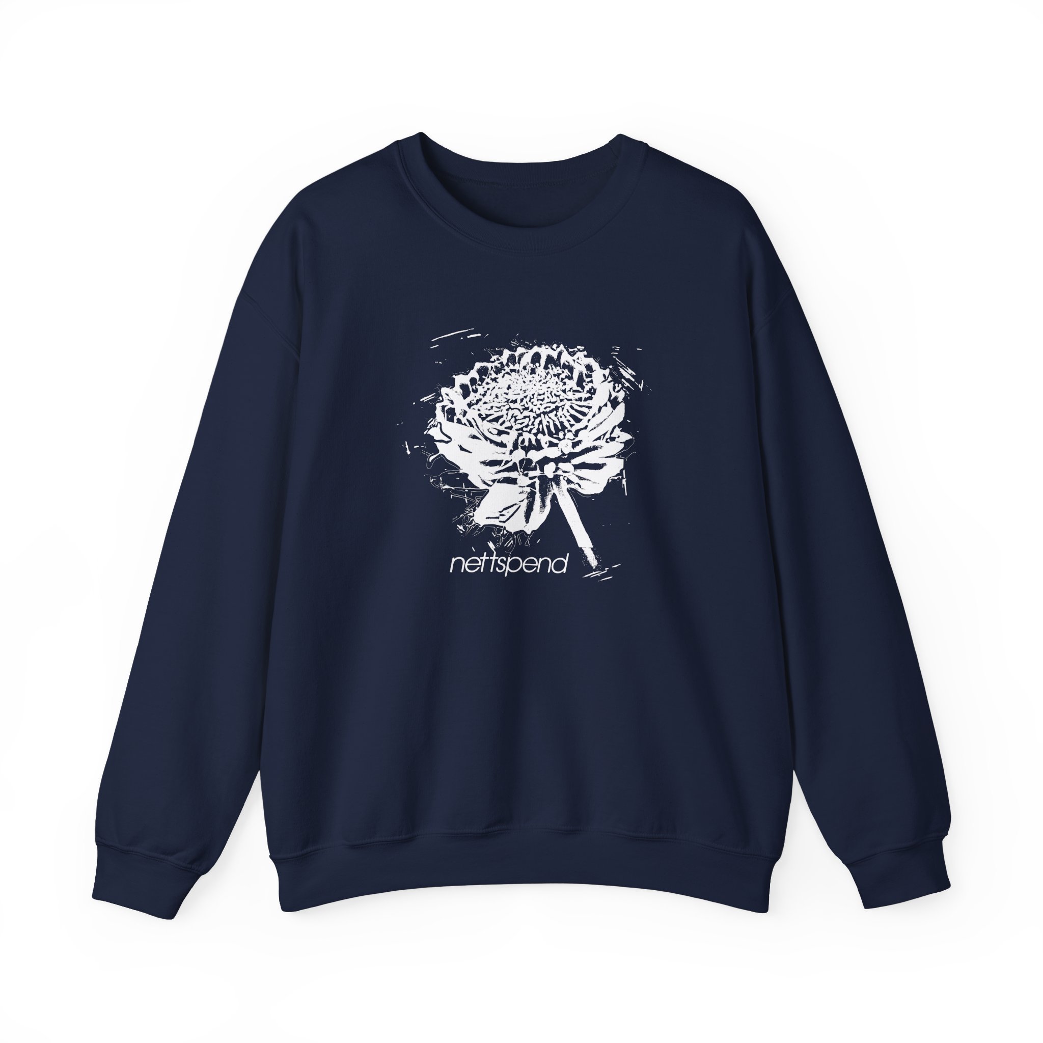 Nettspend Flower Unisex Heavy Blendâ„¢ Crewneck Sweatshirt