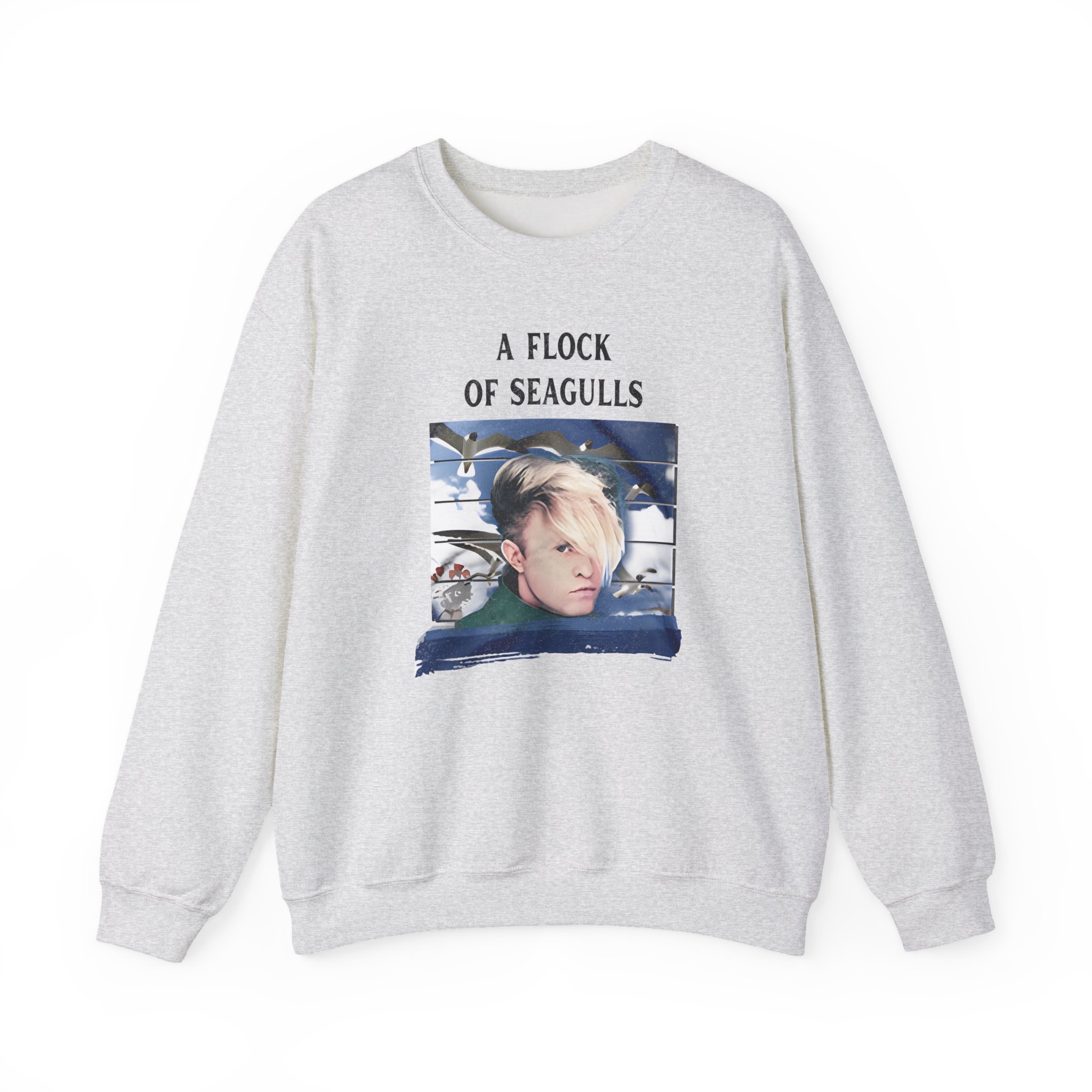 A Flock of Seagulls Birds in Flight Unisex Heavy Blendâ„¢ Crewneck Sweatshirt