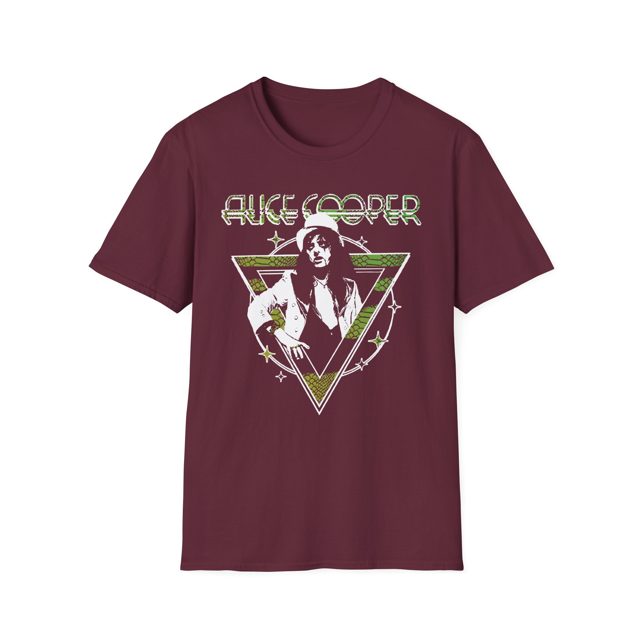 Alice Cooper Welcome to My Nightmare 50th Anniversary Top Hat Unisex Softstyle T-Shirt
