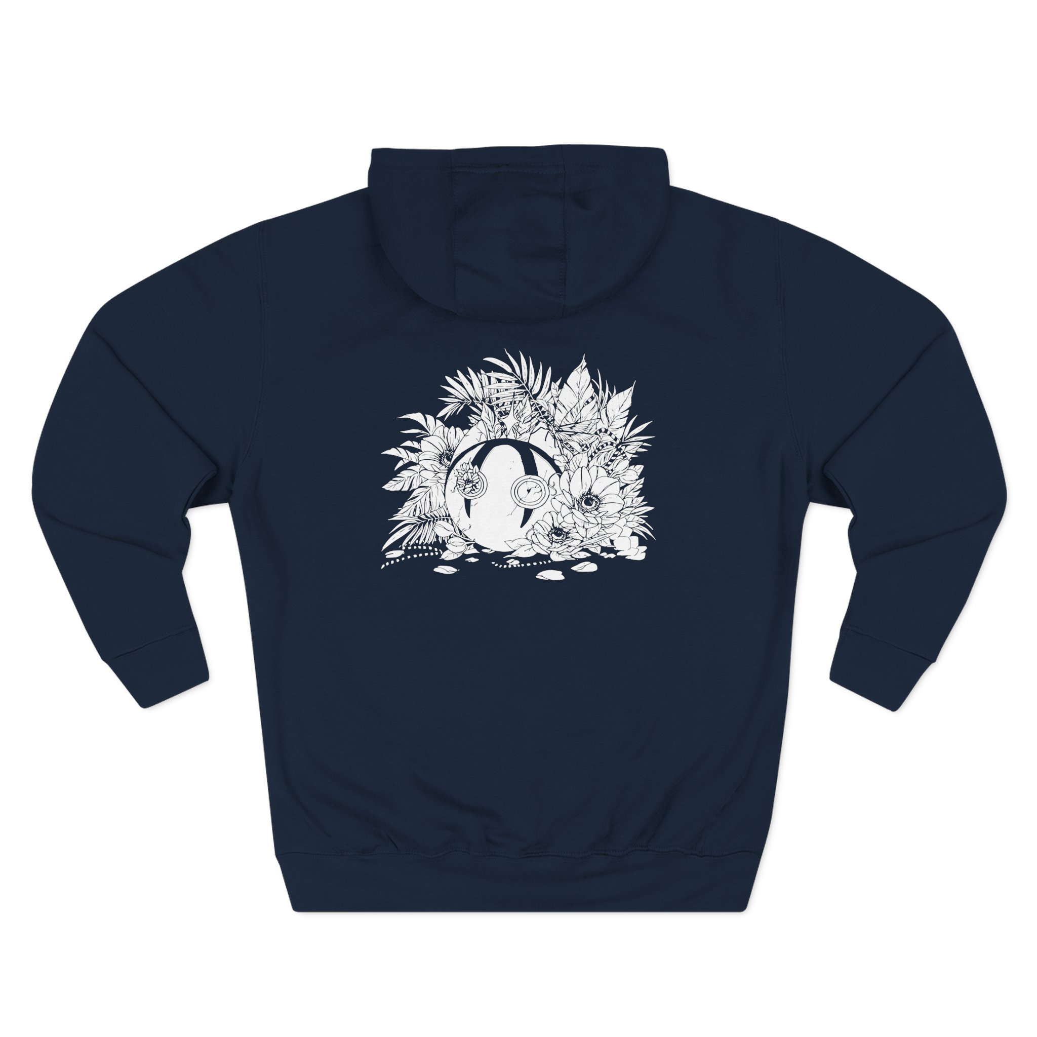 Dabin Three-Panel Fleece Hoodie