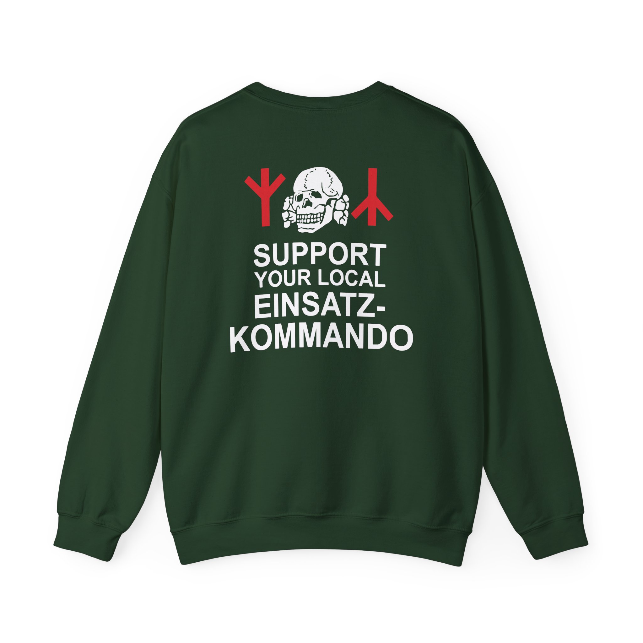 Burzum Support Your Local Einsatz Kommando Unisex Heavy Blendâ„¢ Crewneck Sweatshirt