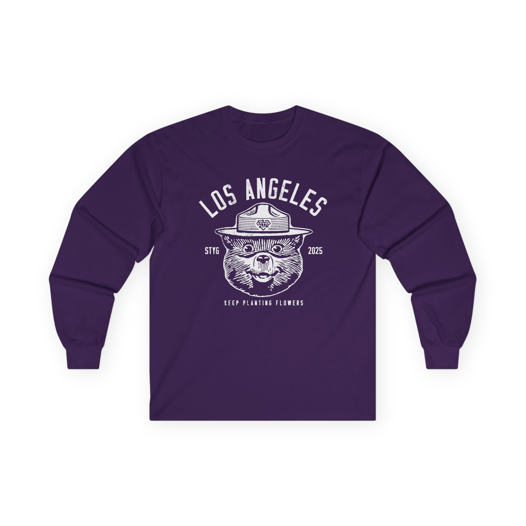 Stick to Your Guns Keep Planting Flowers Los Angeles Unisex Ultra Cotton Long Sleeve Tee