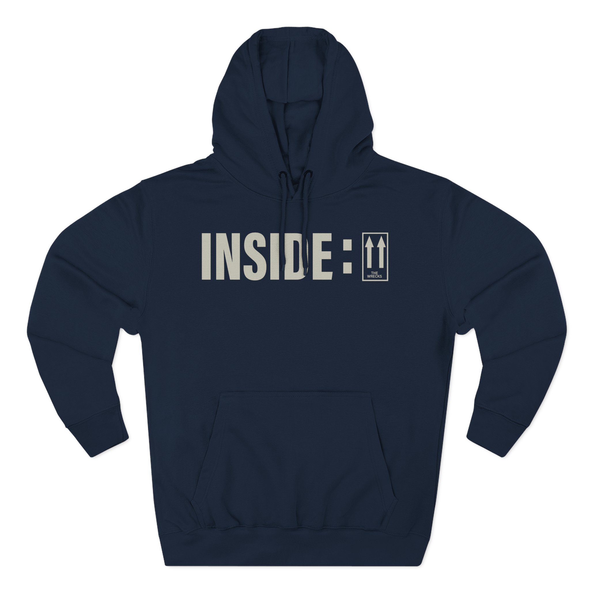 The Wrecks INSIDE Three-Panel Fleece Hoodie