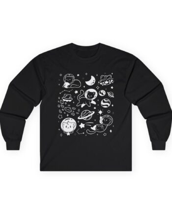 Shubble Space Cats Unisex Ultra Cotton Long Sleeve Tee