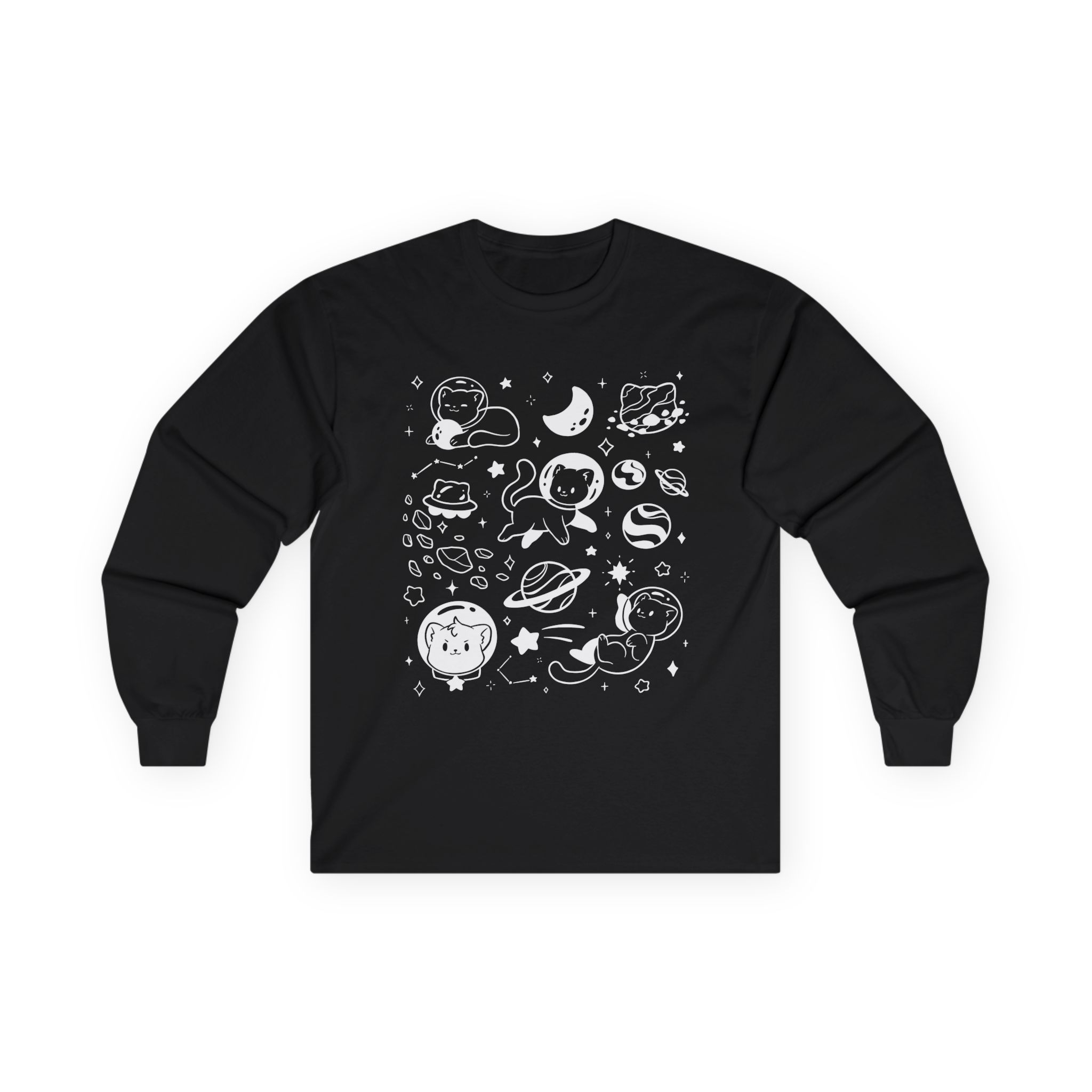 Shubble Space Cats Unisex Ultra Cotton Long Sleeve Tee