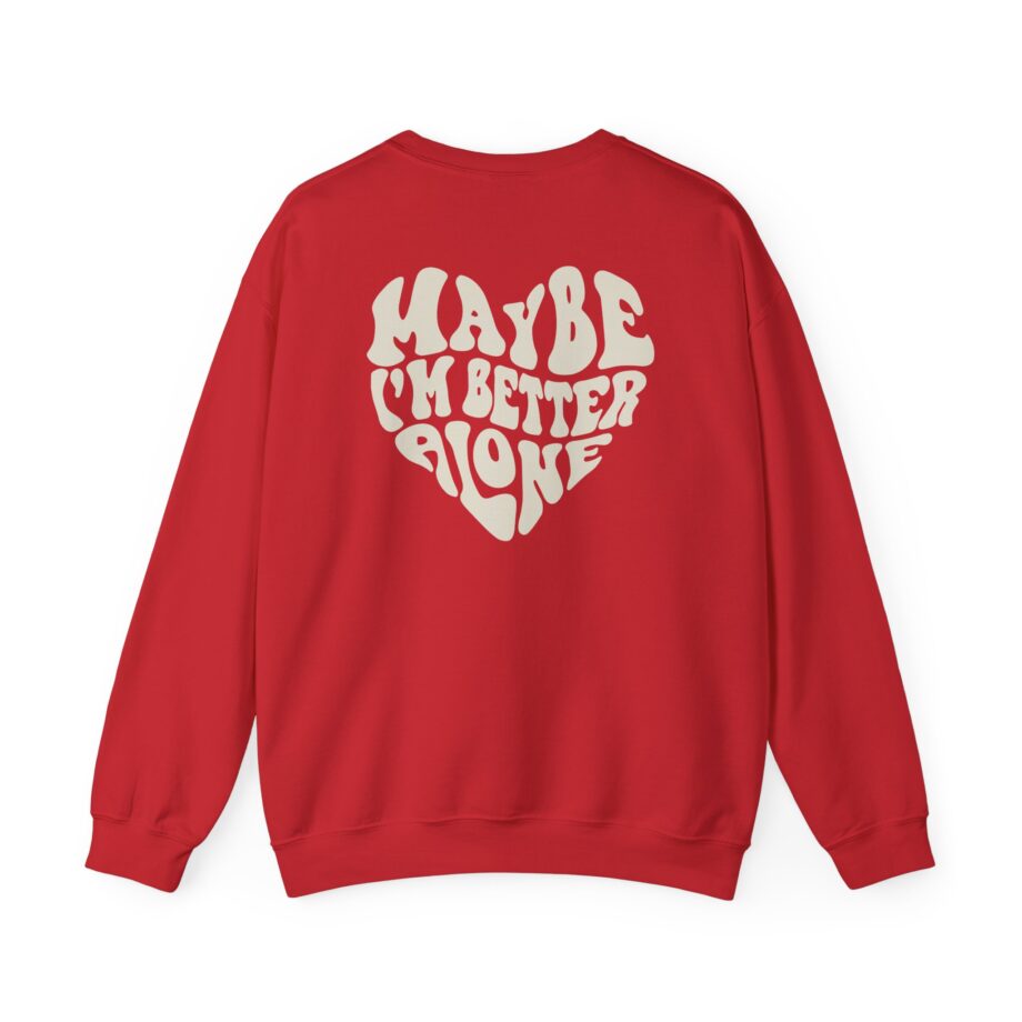 Benson Boone Maybe I Am Better Alone Unisex Heavy Blend™ Crewneck Sweatshirt