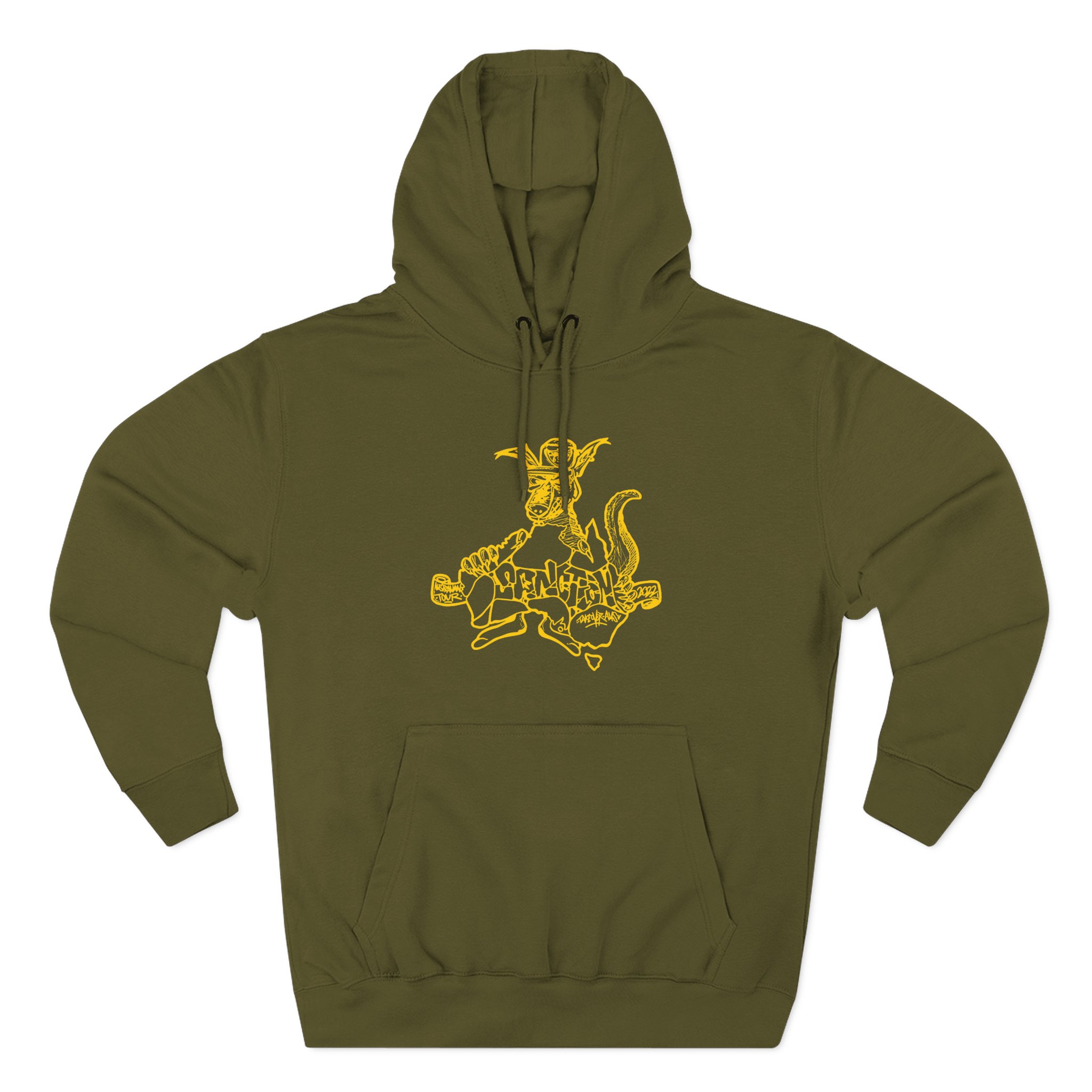 Sanction Kangaroo Three-Panel Fleece Hoodie