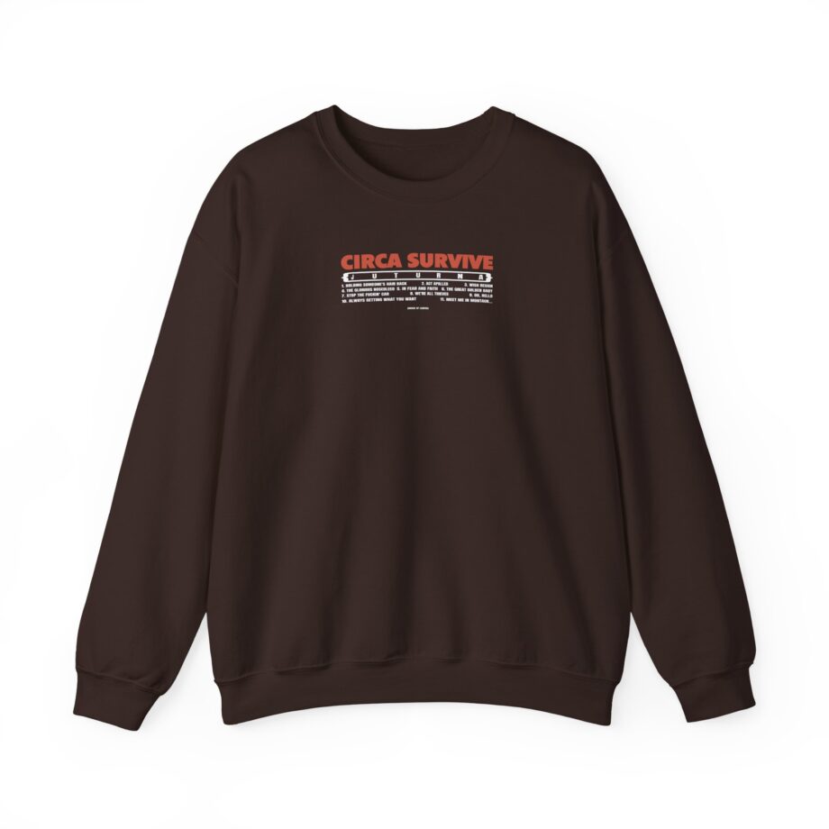 Circa Survive Juturna Tracklist Unisex Heavy Blend™ Crewneck Sweatshirt