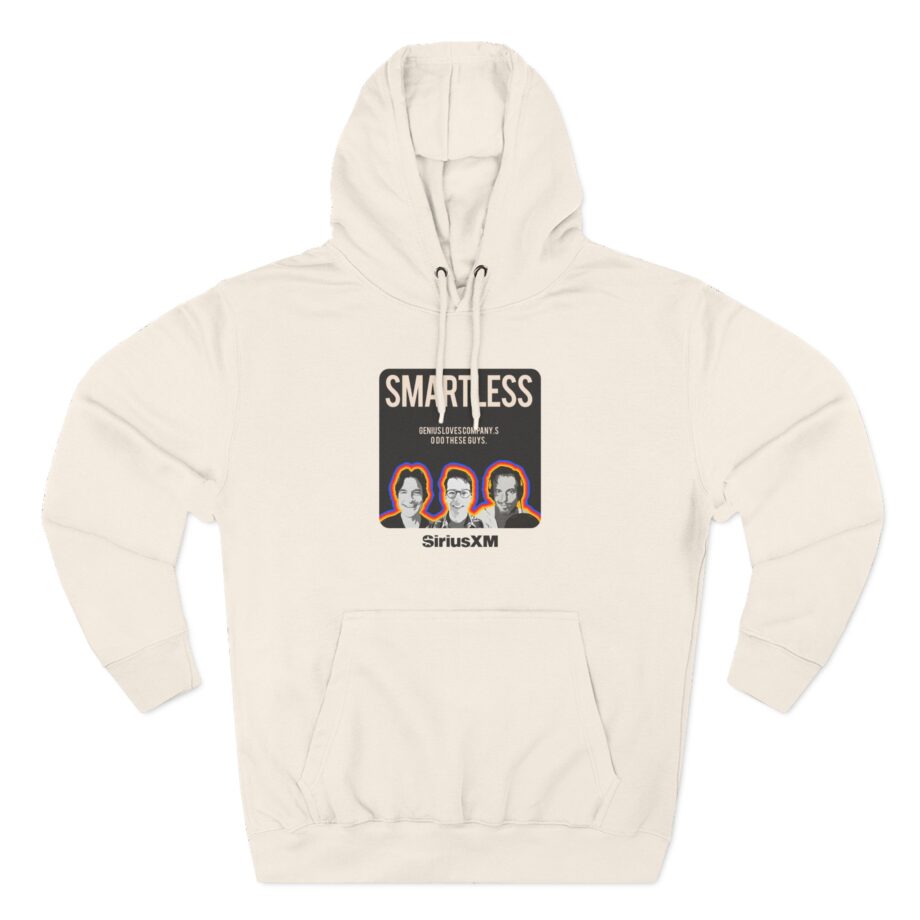 Smartless Genius Loves Company Logo Three-Panel Fleece Hoodie